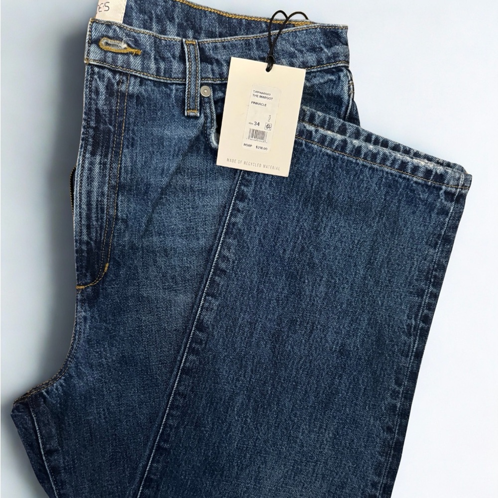 Joe's Jeans Women's Margot Pinnacle Blue Slim Ankle size 34, NWT - Picture 4 of 6